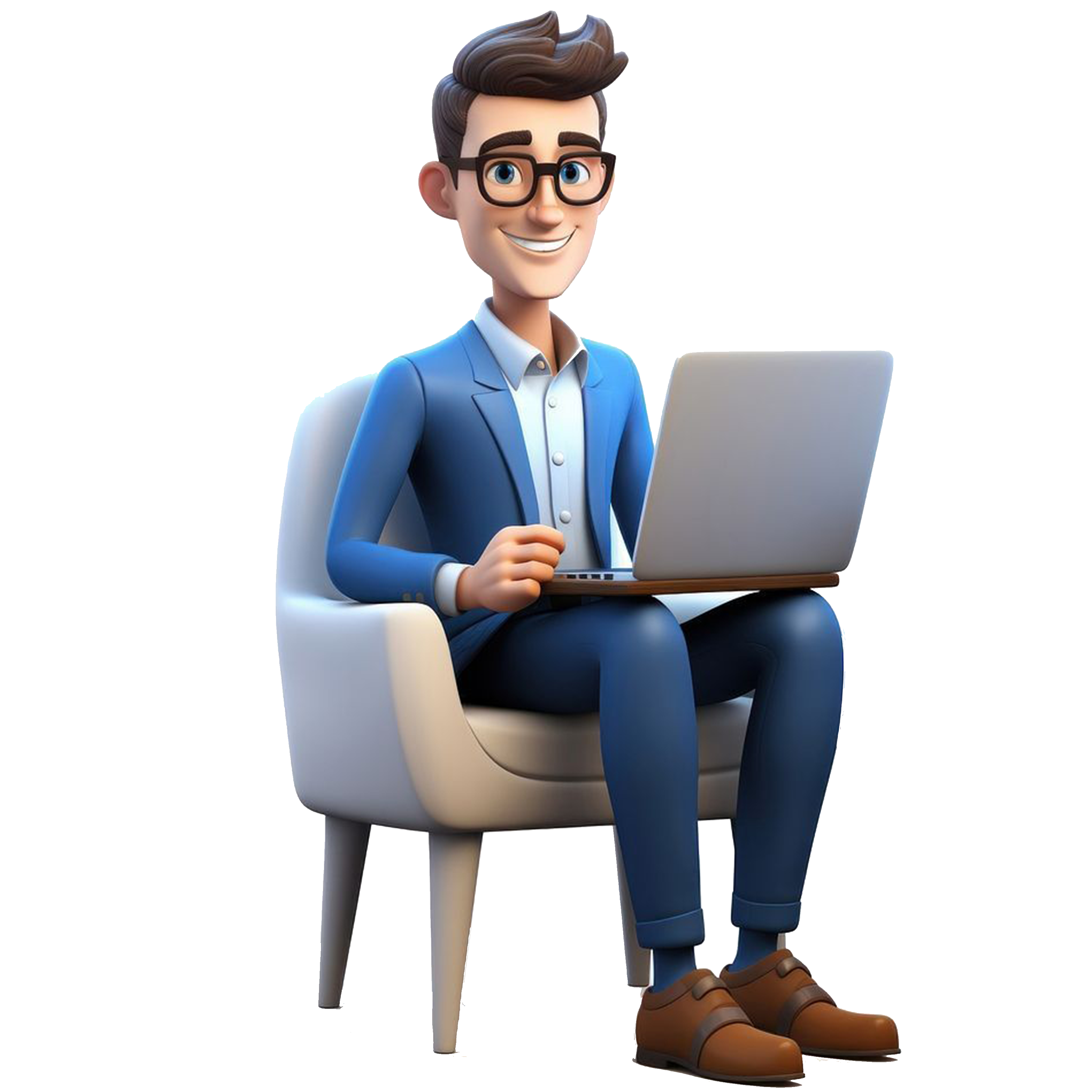 Freelancing illustration showing remote web development work